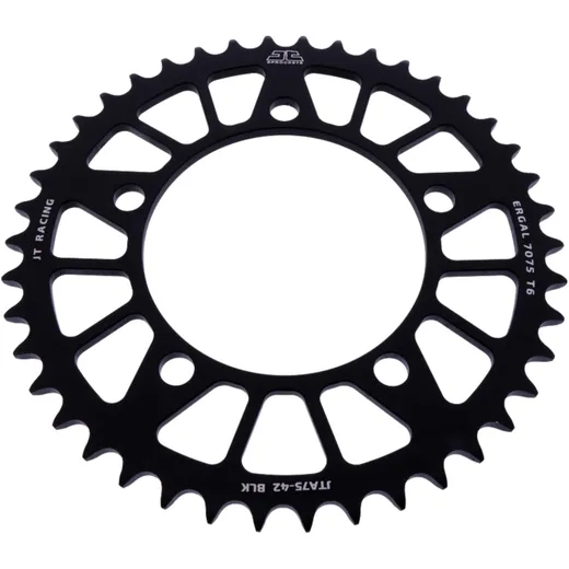 Alu - Kettenrad 42Z Teilung 520 schwarz JT Innendurchmesser 110 Lochkreis 130. 8 passend für: BMW S