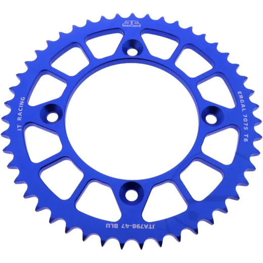 Alu - Kettenrad 47Z Teilung 428 blau JT Innendurchmesser 100 Lochkreis 120 passend für: Suzuki RM