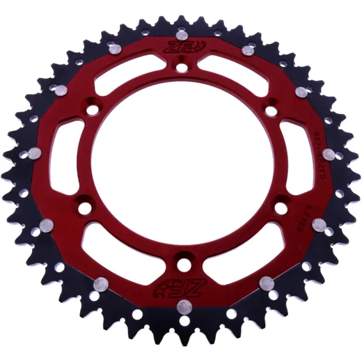 Kettenrad Dual 48Z Teilung 520 rot ZF Innendurchmesser 125 Lochkreis 150 passend für: Husqvarna FE, FC, TE
