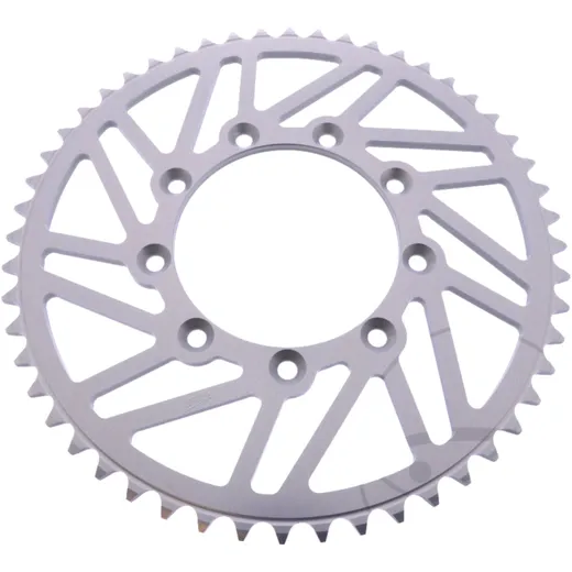 Alu - Kettenrad 52Z Teilung 520 silber Esjot Innendurchmesser 105 Lochkreis 124 passend für: TM Racing EN, MX, SMR