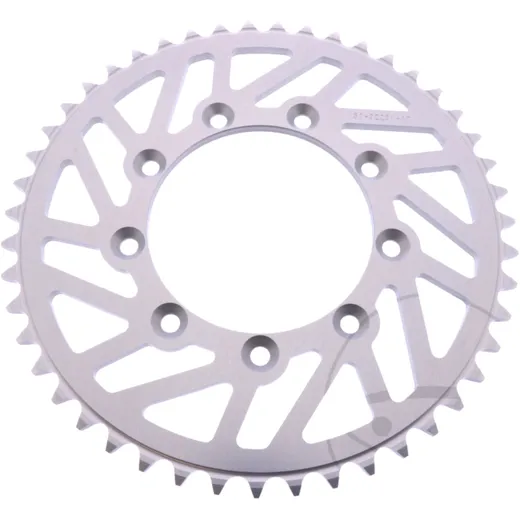 Alu - Kettenrad 47Z Teilung 520 silber Esjot Innendurchmesser 105 Lochkreis 124 passend für: TM Racing EN, MX, SMR