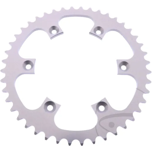 Alu - Kettenrad 44Z Teilung 520 silber passend für: TM Racing SMM, SMR, SMX