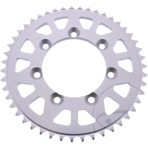 Alu - Kettenrad 47Z Teilung 428 silber Esjot Innendurchmesser 085 Lochkreis 100 passend für: TM Racing MX, SMX