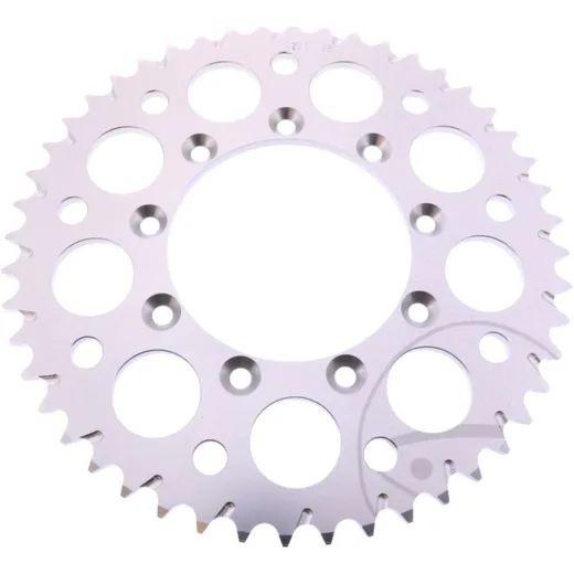 Alu - Kettenrad 48Z Teilung 520 silber Esjot Innendurchmesser 105 Lochkreis 124 passend für: TM Racing EN, MX, SMR