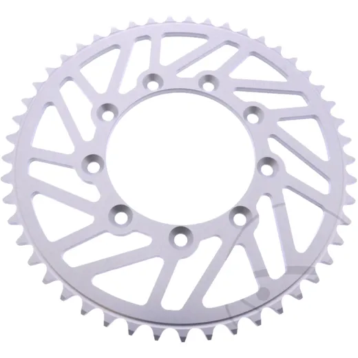 Alu - Kettenrad 49Z Teilung 520 silber Esjot Innendurchmesser 105 Lochkreis 124 passend für: TM Racing EN, MX, SMR