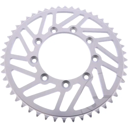 Alu - Kettenrad 50Z Teilung 520 silber Esjot Innendurchmesser 105 Lochkreis 124 passend für: TM Racing EN, MX, SMR