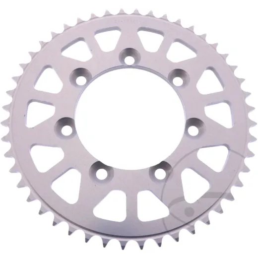 Alu - Kettenrad 48Z Teilung 428 silber Esjot Innendurchmesser 085 Lochkreis 100 passend für: TM Racing MX, SMX