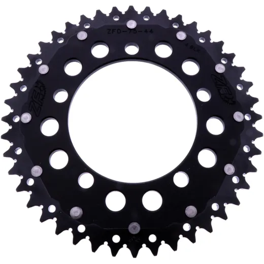 Kettenrad Dual 44Z Teilung 520 schwarz ZF Innendurchmesser 110 Lochkreis 130.8