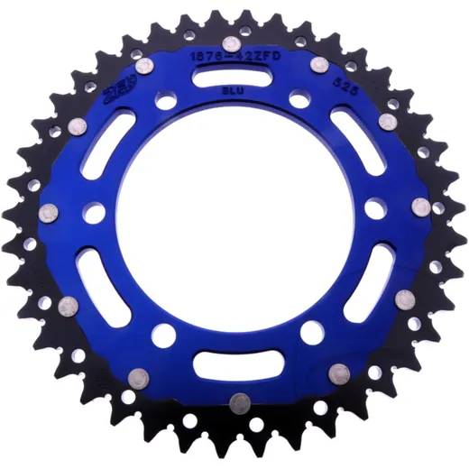 ZF Dual Kettenrad 42 Zähne 525 Teilung blau