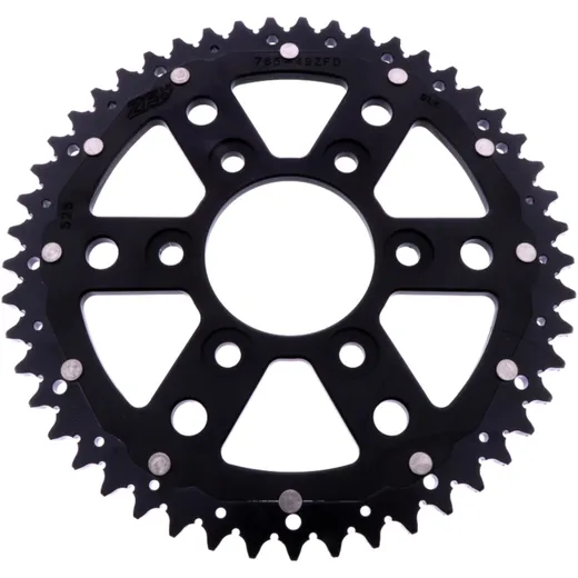 Kettenrad Dual 49Z Teilung 525 schwarz ZF Innendurchmesser 073 Lochkreis 103 passend für: Ducati Multistrada, Desert X, Desert X Rally