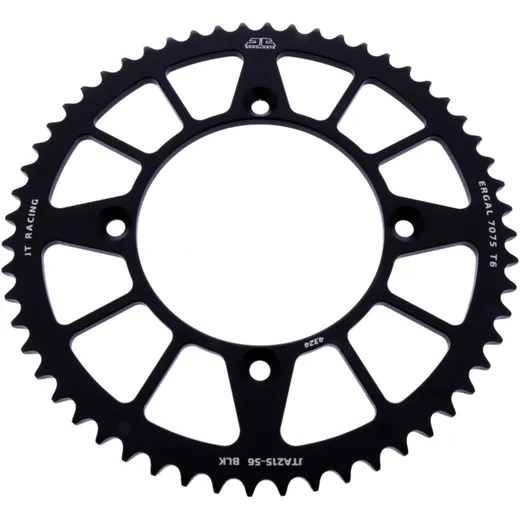 Alu - Kettenrad 56Z Teilung 420 schwarz JT Innendurchmesser 110 Lochkreis 130 passend für: Honda CRF, CR