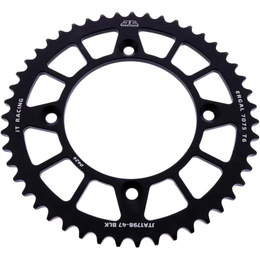 Alu - Kettenrad 47Z Teilung 420 schwarz JT Innendurchmesser 100 Lochkreis 120 passend für: Yamaha YZ