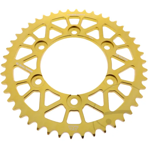 Aluminium Rear Sprocket 46 Tooth 525 Gold for Motorcycles