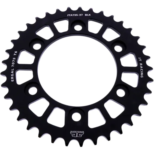Alu - Kettenrad 37Z Teilung 520 schwarz JT Innendurchmesser 100 Lochkreis 124 passend für: Ducati Monster, Supersport, S