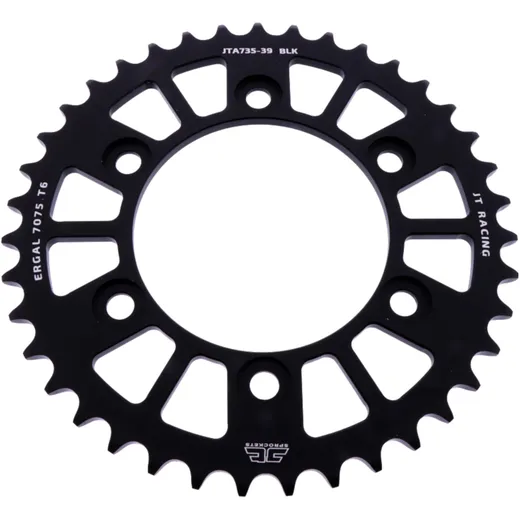 Alu - Kettenrad 39Z Teilung 520 schwarz JT Innendurchmesser 100 Lochkreis 124 passend für: Ducati Monster, Supersport, S