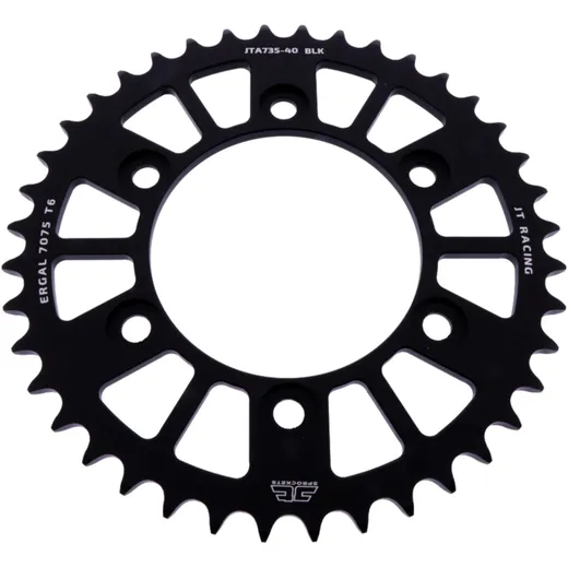 Alu - Kettenrad 40Z Teilung 520 schwarz JT Innendurchmesser 100 Lochkreis 124 passend für: Ducati Monster, Supersport, S