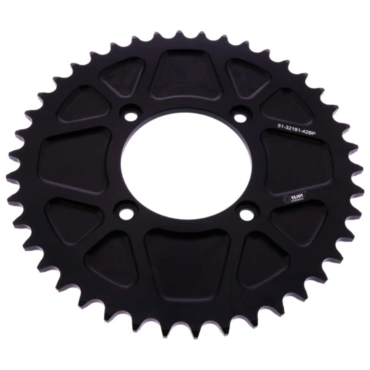 Rear sprocket aluminium 42 tooth pitch 520 black ESJOT for: Beta Evo, Honda Cota