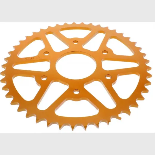 Rear sprocket aluminium 45tooth pitch 520 orange