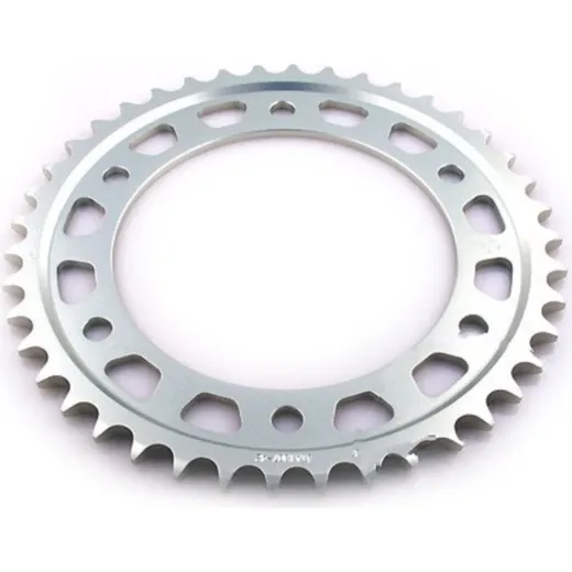 Rear sprocket aluminium 42tooth pitch 525 silver