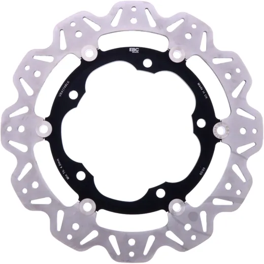 Brake disc vee front EBC black for: Kawasaki Ninja, Z