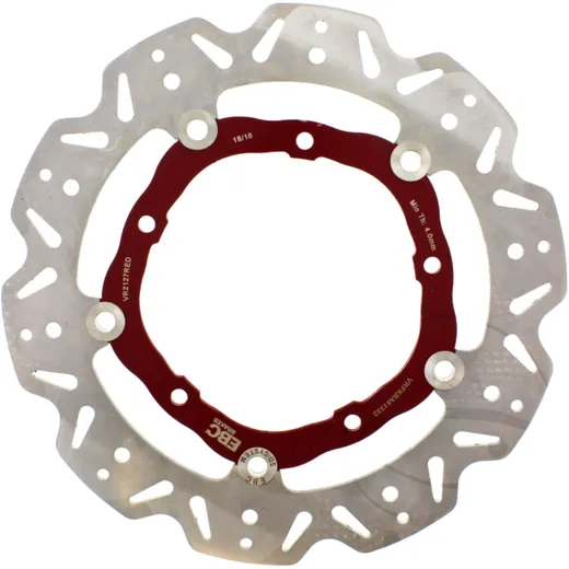 BRAKE DISC VEE EBC RED for Motorcycles