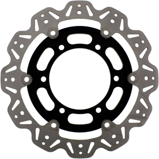 Brake disc vee front EBC vee rotor black for: Triumph Trophy, Daytona, Sprint