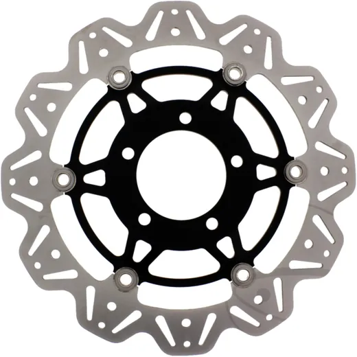 Brake disc vee front EBC vee rotor black for: Triumph Tiger, Speed Triple