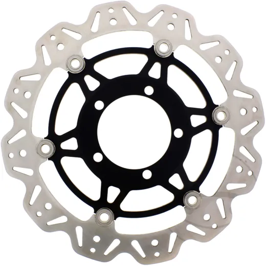 Brake disc vee front EBC vee rotor black for: Triumph Street Triple, Daytona