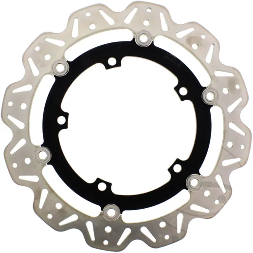 Brake disc vee front EBC vee rotor black for: Triumph Speed Triple, Sprint, Trophy
