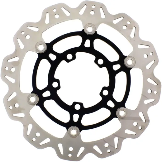 Brake disc vee front EBC vee rotor black for: Triumph Tiger, Tiger Explorer, Speed Twin