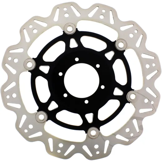 Brake disc vee front EBC vee rotor black for: Honda GL, XL, VFR