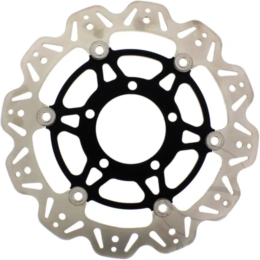 Brake disc vee front EBC vee rotor black for: Kawasaki ER - 6F, ER - 6N, Z