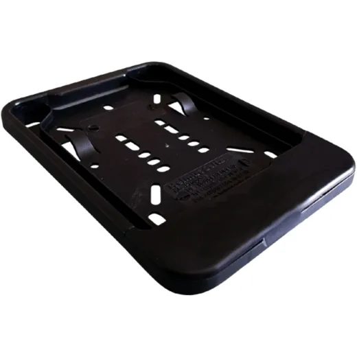 Number plate bracket click black 135X110 excl advertisments for