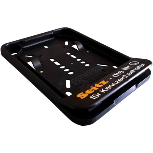 Number plate bracket click black 135X110 excl advertisments for