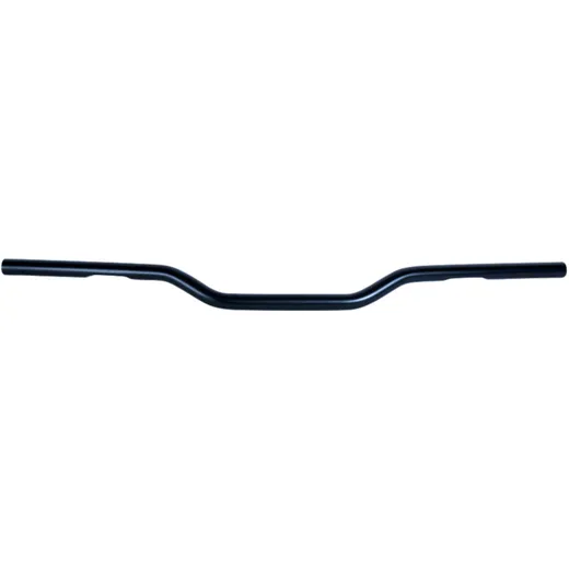 HANDLEBAR STEEL BLACK WITH CABLE NOTCH 1INCH TRW FLYERBAR for Chopper