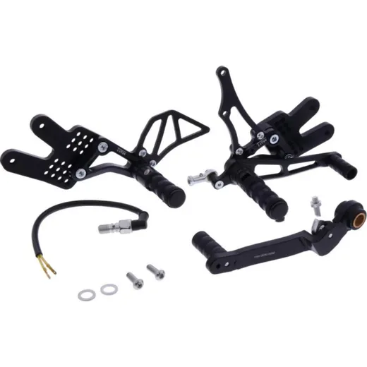 Footrest system alu