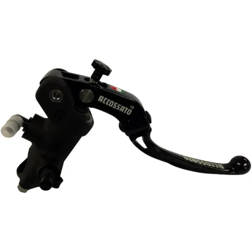 Accossato hydraulische Bremsarmatur 19 mm Kolben Falthebel schwarz für 22mm Lenker