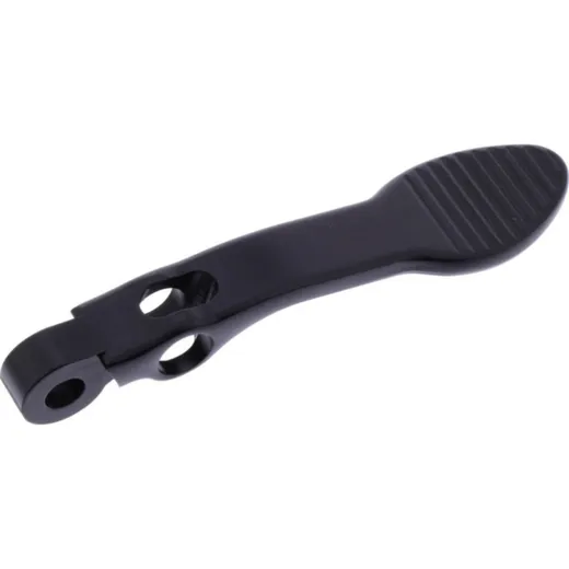 Brake lever black long accossato