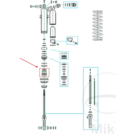 Bump Stop for Shock Absorber KYB 18X35X59_1