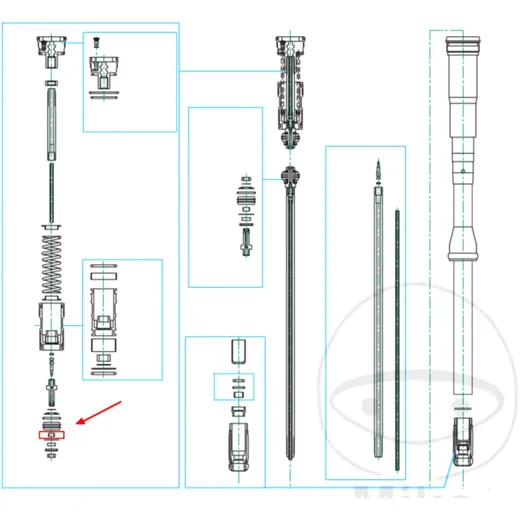 Bush compression KAYABA 6X8X3. 8 for: Husqvarna TC, CR, Kawasak
