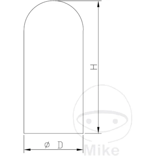 Bladder for shock absorber KAYABA 64/62 mm for: Honda CRF