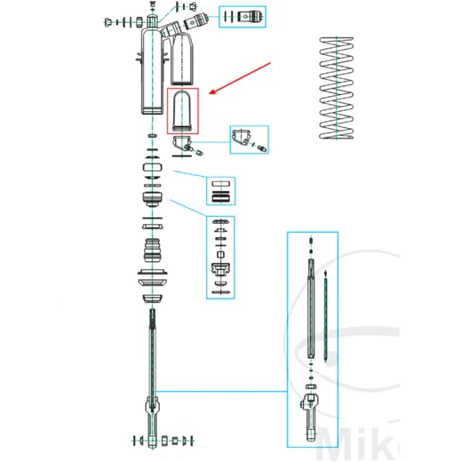 Bladder for shock absorber KAYABA 64/62 mm for: Honda CRF_0
