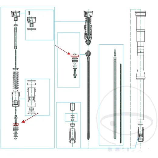 Unterlegscheibe Kayaba 8X20X1. 6 Zug - / Druckstufe passend für