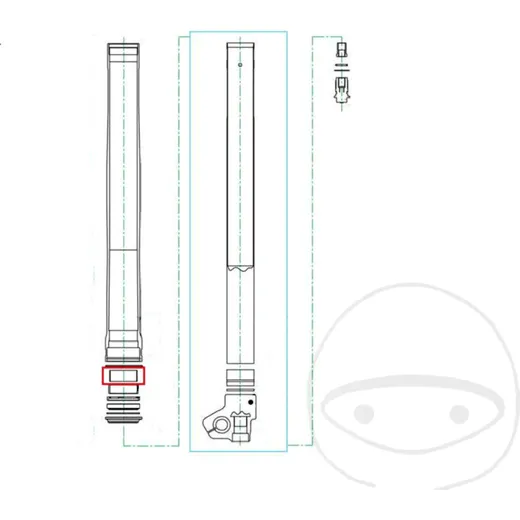 Gleitbuchsen Satz Gabel Kayaba 110044300402_1