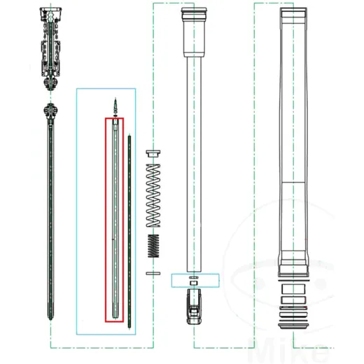 KYB Piston Rod Rebound for Fork