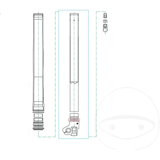 O - Ring 3X34. 5 mm Kayaba passend für: Sherco SE, SEF, Honda CRF