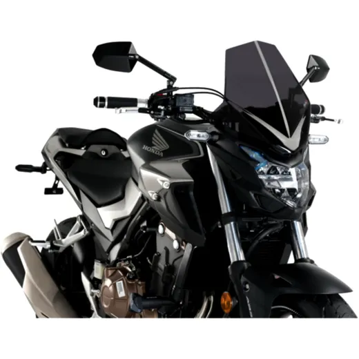 Sports screen new gen PUIG for naked bike dark for: Honda CB 7740754