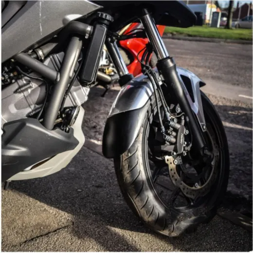 Mudguard extension front 6418N