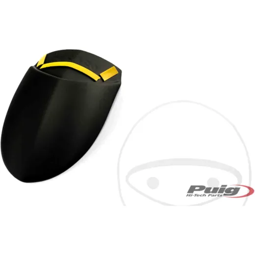 Mudguard extension front black black for: BMW R_0