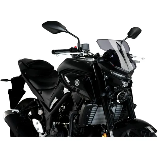 Smoke Grey Sports Screen for Naked Bike